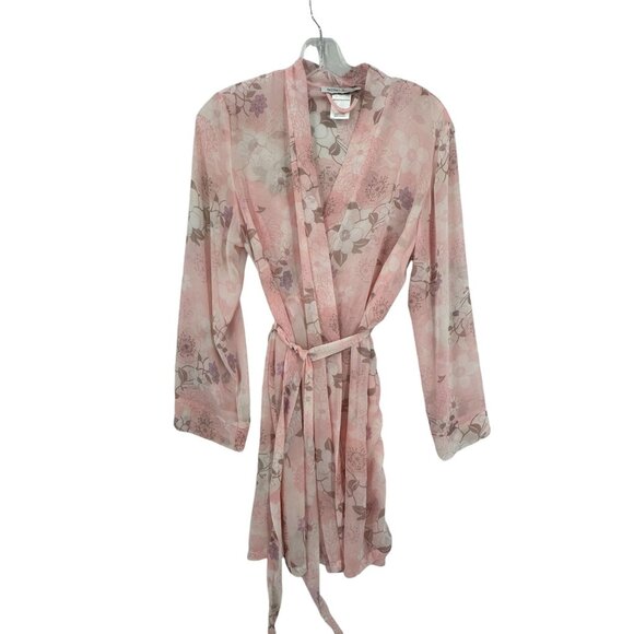 Intimo Donatella Nightgown XL Robe M Womens Fairy Whimsy READ Pink Floral - Picture 6 of 16